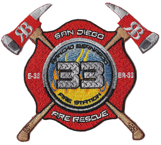 San Diego Station 33 Fire Patch