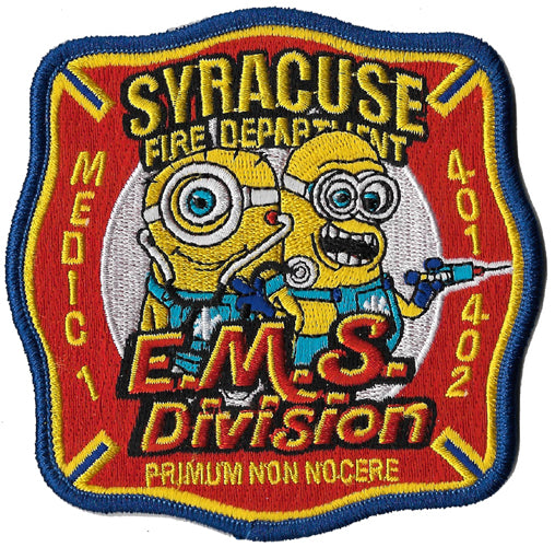 Syracuse EMS Division Medic 1 Minions Fire Patch