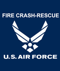 Load image into Gallery viewer, US AIR FORCE CRASH RESCUE TEE SHIRT Medium Only
