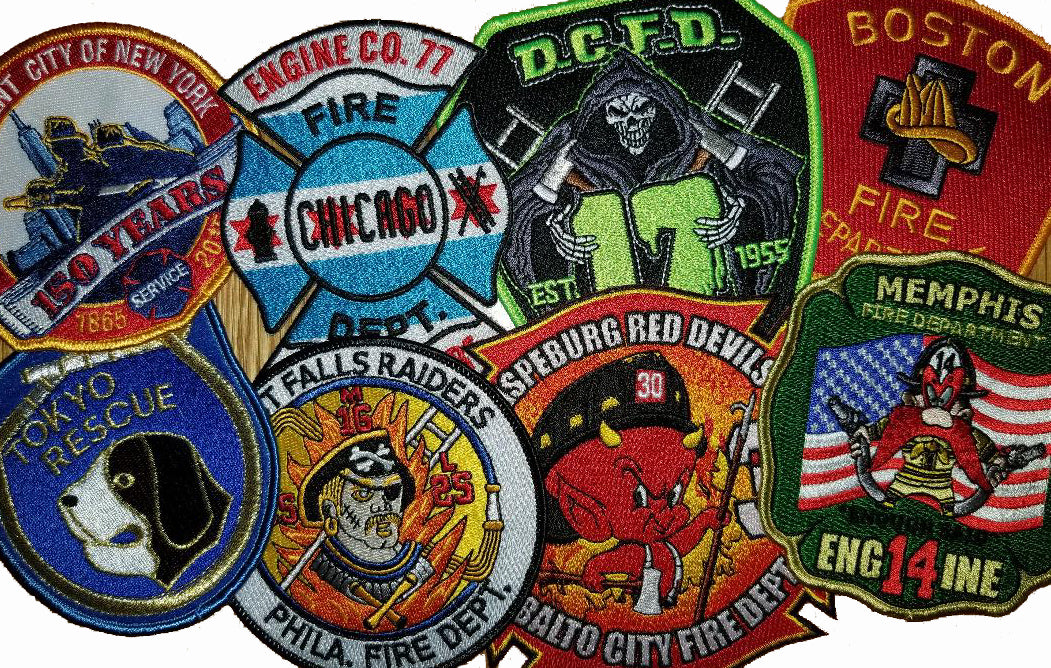 . PATCH PACK 4 - (5 Big City Fire Company Patches)