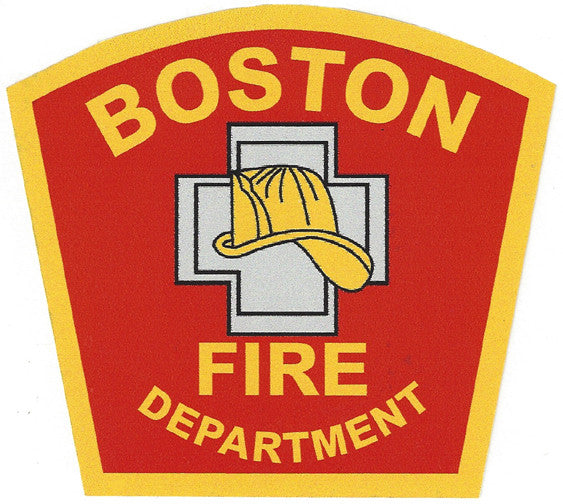 Boston Fire Department 4" Vinyl Decal