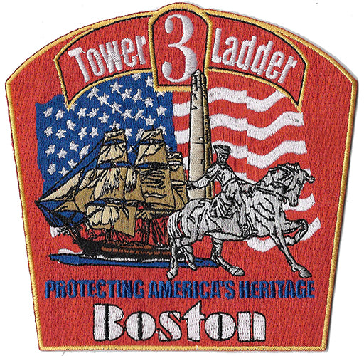 Boston Tower Ladder 3 Paul Revere Patch