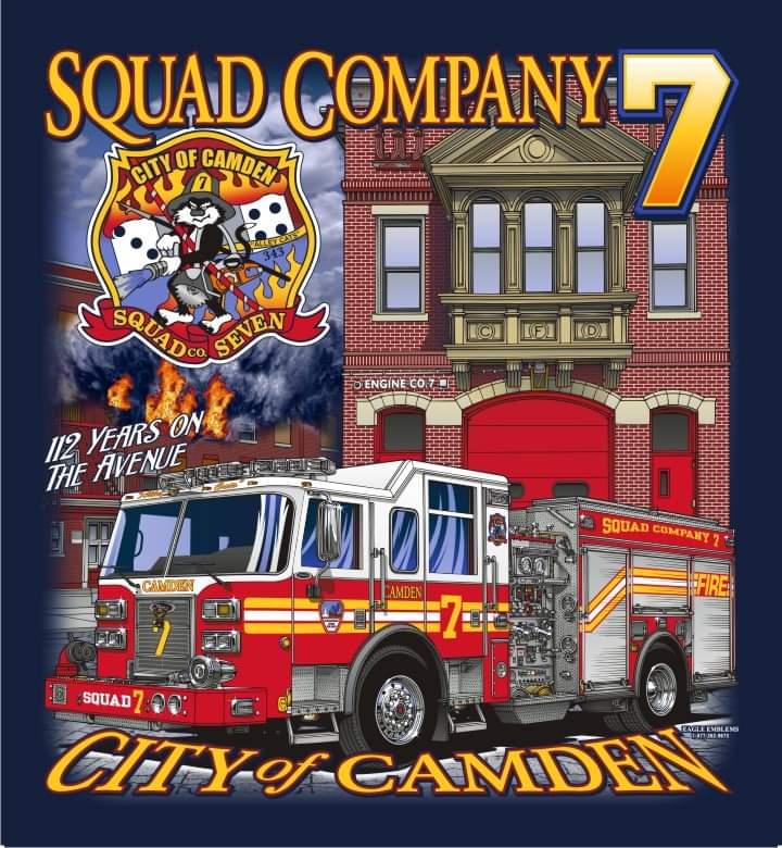 Camden Squad 7 -  112 Years on the Avenue Navy Tee NO XL/2XL