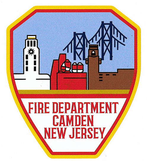 Camden, NJ Fire Department NEW 4" Vinyl Decal
