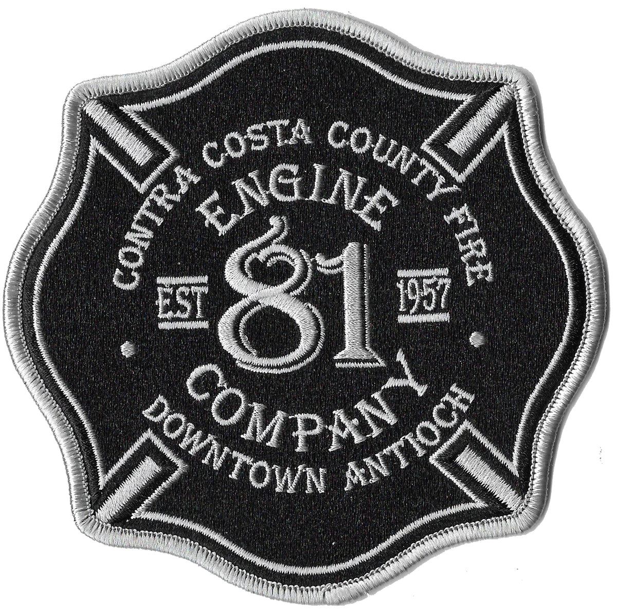 Contra Costa, CA Engine 81 White "81"  Fire Patch