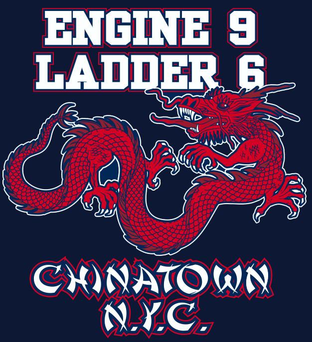 New York City E-9 L-6 Dragonfighters Tee | Eagle Emblems & Graphics