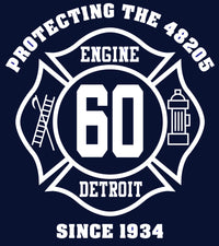 Load image into Gallery viewer, Detroit Engine 60 Muskie Lounge East Side Fire Tee Only 5XL-6XL
