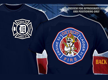 Detroit Engine 52 Ladder 31 Manistique Madhouse Reaper NEW Tee