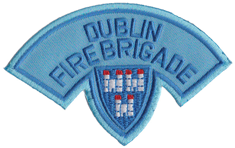 Dublin, Ireland  Fire Brigade Department Blue Fire Patch