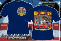 Load image into Gallery viewer, FDNY Engine 39 Upper East Side Roosevelt Island Tram Fire Tee
