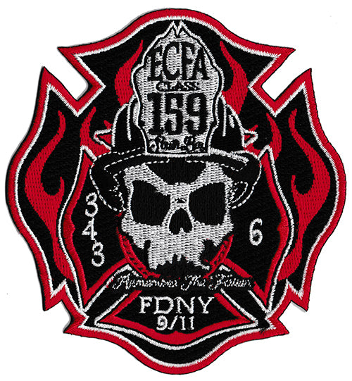 El Camino, CA Fire Academy Department Class 159 Skull Fire Patch