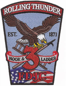 Jersey City Ladder 3 Rolling Thunder Fire Patch