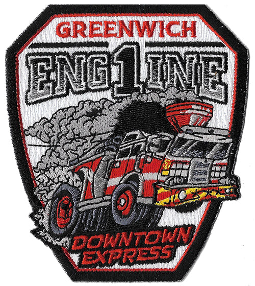 Greenwich, CT Engine 1 Downtown Express Fire Patch