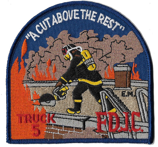 Jersey City Truck 5 "A Cut Above The Rest" Patch