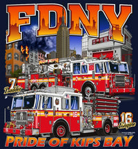 FDNY E-16 TL-7 NEW APPARATUS! Pride of Kips Bay- Empire