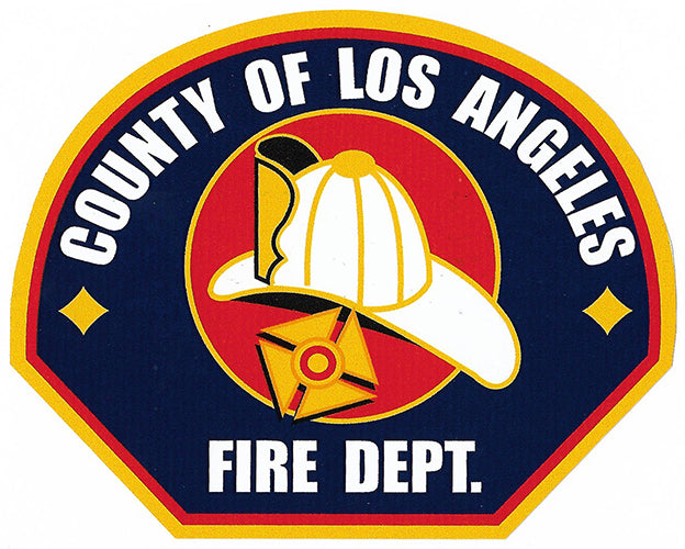 LA County Fire Department 4 1/2" Vinyl Decal