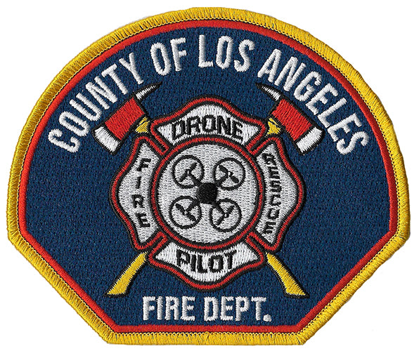 LA County Drone Pilot Fire Rescue Patch