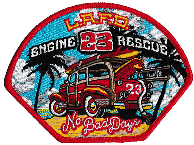 LAFD Station 23 No Bad Days Fire Patch