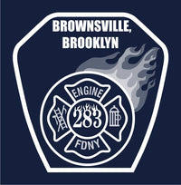 Load image into Gallery viewer, FDNY E-283 Brownsville Express Brooklyn Tee Small Only
