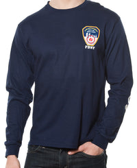 Load image into Gallery viewer, FDNY KEEP BACK 200 FEET Long Sleeve Tee Shirt
