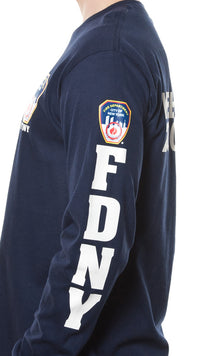 Load image into Gallery viewer, FDNY KEEP BACK 200 FEET Long Sleeve Tee Shirt
