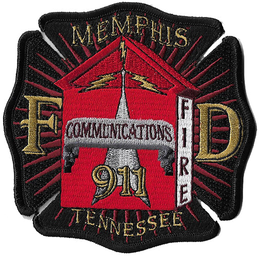 Memphis Communications 911 NEW Fire Patch