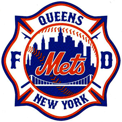 New York Mets NEW Fire Decal 4"