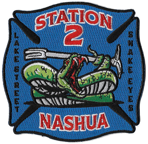 Nashua, NH Station 2 Snake Eyes Fire Patch