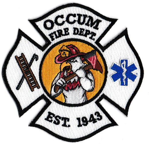 Occum, CT Fire Department Est. 1943 NEW Fire Patch | Eagle Emblems ...