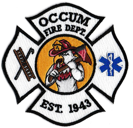 Occum, CT Fire Department Est. 1943 NEW Fire Patch