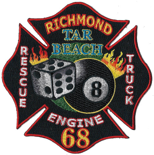 Richmond, CA Station 68 Patch | Eagle Emblems & Graphics