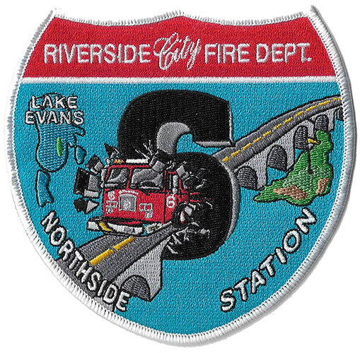 Riverside, CA Station 6 Patch