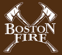Load image into Gallery viewer, Boston Engine 42 R-2 D-9 Sam Adams BROWN Fire Tee
