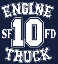Load image into Gallery viewer, San Francisco Station 10 Protecting Laurel Heights Navy Tee
