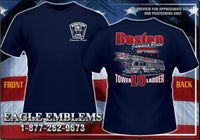 Load image into Gallery viewer, Boston Tower Ladder 10 &quot;Jamaica Plain&quot; Navy Tee  Small Only
