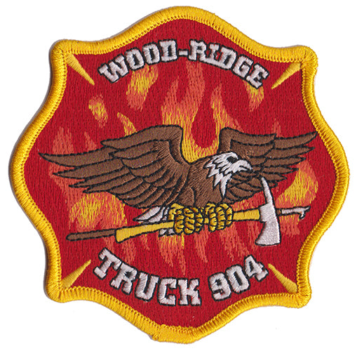 Wood - Ridge, NJ Truck 904 Eagle Design Fire Patch