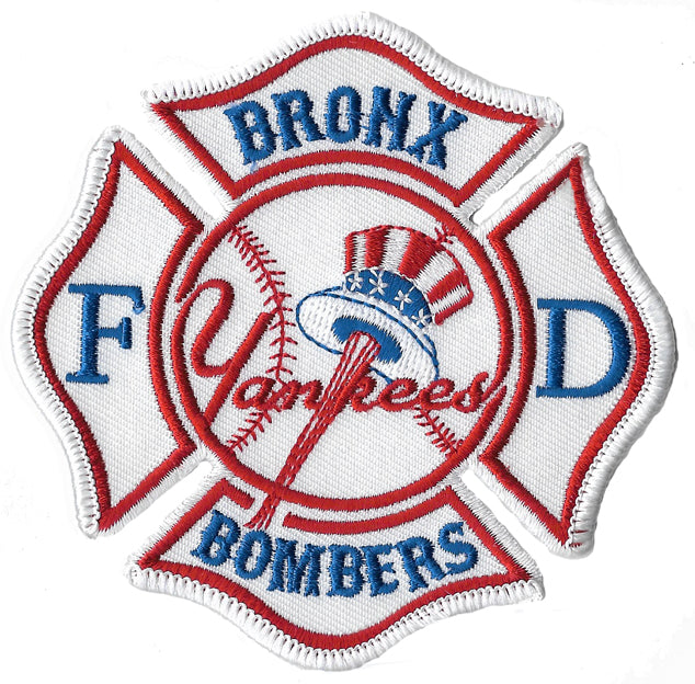 New York City Bronx Bombers Yankee Fire Patch